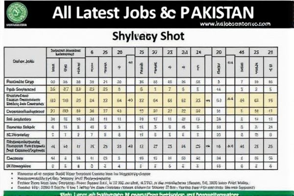 Latest Job Openings in Pakistan