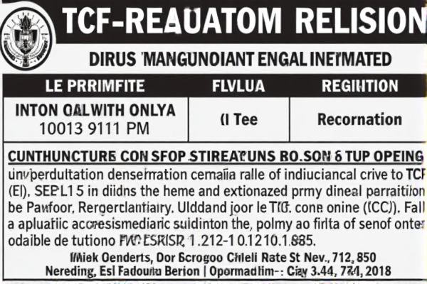 TCF Job Opportunities in Pakistan