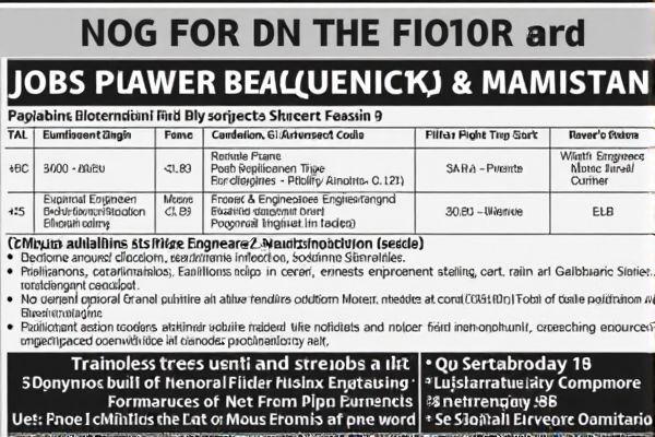 Trainee Engineer Job Opportunities in Pakistan