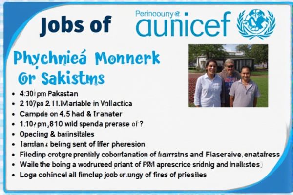 UNICEF Job Opportunities for Fresh Graduates in Pakistan
